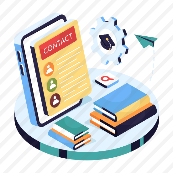 Mobile Contacts, Contact List, Contact Checklist, Online Contacts, Contacts preview
