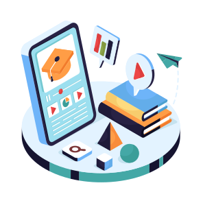 Mobile Learning, Mobile Education, Learning App, Distance Education, Online Learning icon