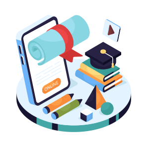 Online Degree, Diploma, Online Certificate, Deed, Credential Document,,icons icon