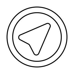 Navigation Arrow, Pointing Arrow, Map Arrow, Arrowhead, Cursor icon