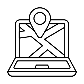 Online Map, Online Navigation, Online Gps, Online Geolocation, Online Location icon