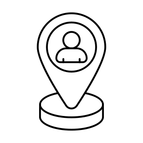 Person Location, User Location, Direction, Gps, Navigation, icon