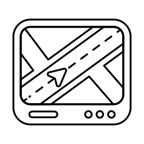Road Locations, Direction, Gps, Navigation, Geolocation icon