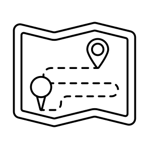Route, Location, Direction, Gps, Navigations, icon
