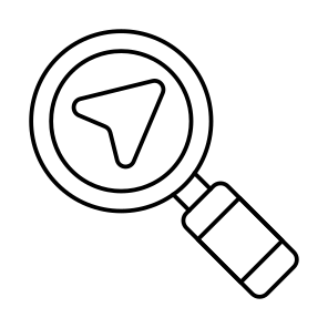 Search Location, Search Direction, Navigation, Geolocation, Gps icon