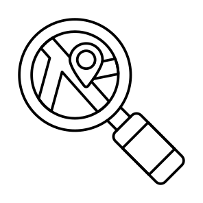 Search Map, Search Location, Direction, Gps, Explore Map, icon