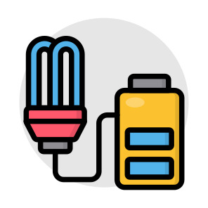 Led Light, Led Bulb, Electric Bulb, Lightbulb, Energy Saver icon