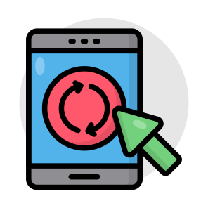 Mobile Update, Mobile Refresh, Mobile Reload, Phone Update, Phone Refresh, icon