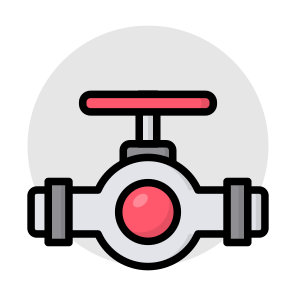 Pipeline, Pipe Valve, Pvc, Spigot, Gas Pipeline icon