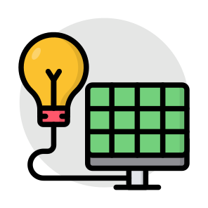 Solar Bulb, Solar Light, Lightbulb, Solar Lamp, Illumination icon