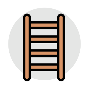 Stairs, Staircase, Stairway, Ladder, Steps icon