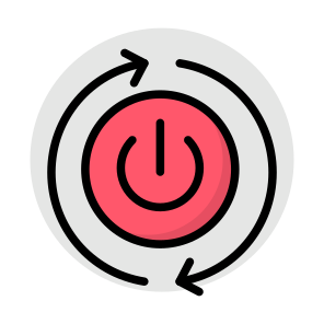 Switch Off, On Button, Power Button, Shutdown, Control Button icon