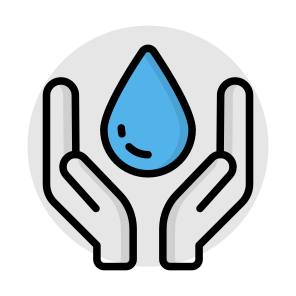 Water Care, Aqua, Liquid, Water Conservation, Droplets, icon