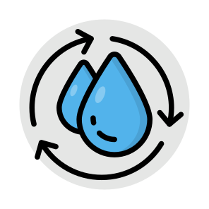 Water Recycling, Water Reprocess, Aqua Recycling, Aqua Reprocess, Water Drop icon
