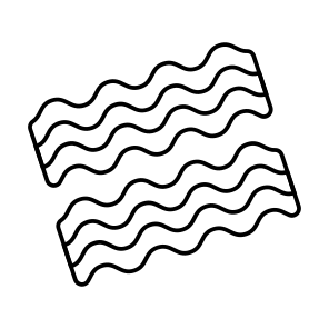 Bacon, Palpable, Meat Strip, Edible, Meal icon