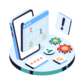 Binary Data, Binary Website, Digital Code, Online Coding, Numeric Code, icon