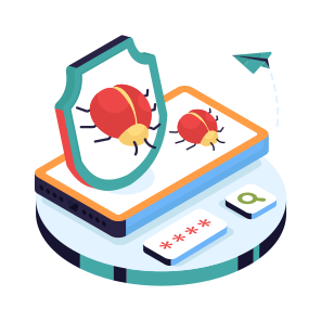 Bug Security, Bug Protection, Virus Security, Virus Protection, Beetle Security icon