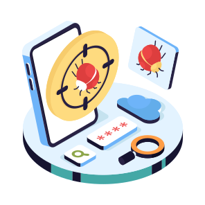 Bug Testing, Bug Target, Debugging, Bug Scan, Virus Target icon