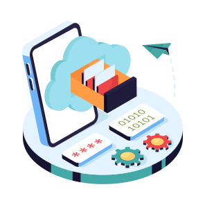 Cloud Drawer, Cloud Technology, Cloud Computing, Cloud Document, Cloud Data icon