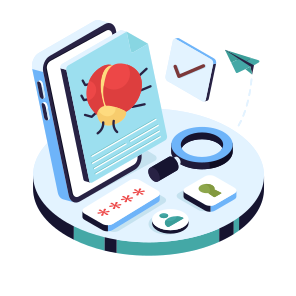 File Bug, File Virus, File Malware, Infected Data, Document Bug icon
