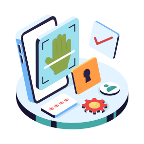 Hand Scan, Fingerprint Scan, Palm Scan, Biometry, Dactylogram icon