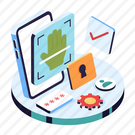 Hand Scan, Fingerprint Scan, Palm Scan, Biometry, Dactylogram preview