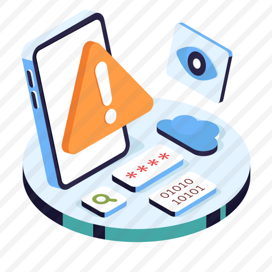 Mobile Error, Mobile Alert, Mobile Warning, Phone Warning, Phone Error preview