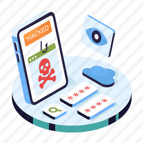 Mobile Hacked, Mobile Spoofing, Mobile Phishing, Cybercrime, Cyber Attack preview