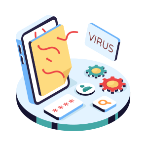 Mobile Hacking, Data Hacking, Cybercrime, Cyber Attack, Phone Hacking icon