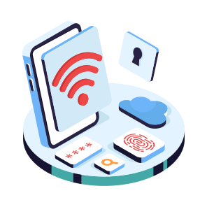 Mobile Network, Mobile Wifi, Mobile Internet, Connected Phone, Wireless Network icon