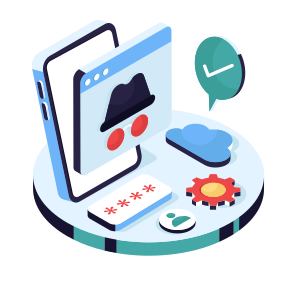 Mysterious, Hacker, Online Spy, Criminal, Unknown Person icon