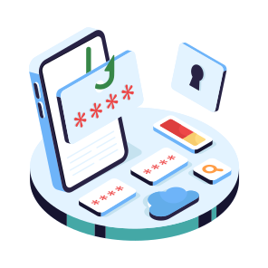Password Phishing, Password Hacking, Cybercrime, Passcode Hacking, Cyberattack icon
