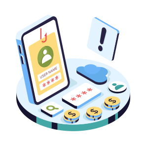 Profile Phishing, Profile Spoofing, Cybercrime, Cyber Attack, Profile Hacking icon