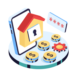 Secure Home, Home Security, Home Protection, Home Safety, House Security icon
