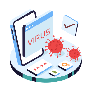 Web Virus, Infected Website, Infected Webpage, Online Virus, Web Hacking icon