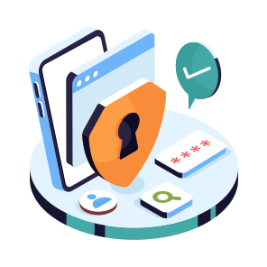 Webpage Security, Encrypted Website, Secure Website, Web Security, Web Protection, icon