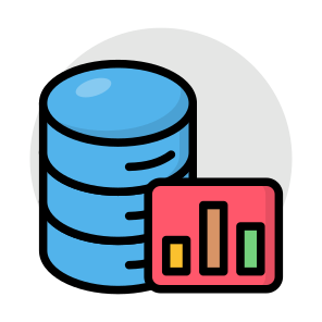 Server Analytics, Dataserver, No Database, Db, Sql icon