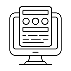 Web Design, Web Layout, Web Content, Websites Design, Web Template icon