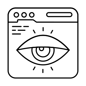 Web Monitoring, Web Inspection, Web Visualization, Website Monitoring, Webpage Inspection icon