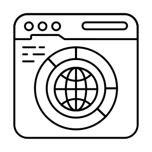Www, Icon,  World Wide Web, Search Box, Web Browser, Web Network icon