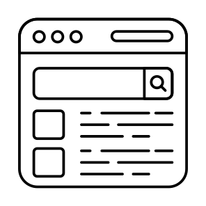 Www, World Wide Web, Search Box, Web Browser, Web Network icon