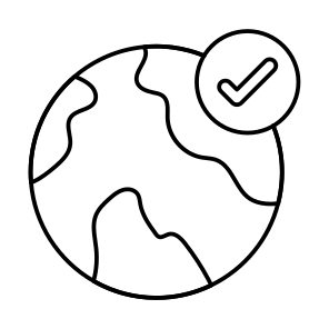 Globe, World, Planet, Map, Universe icon