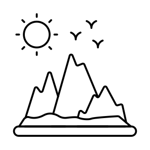 Mountains, Hills, Hilly Area, Hill Station, Landscape icon