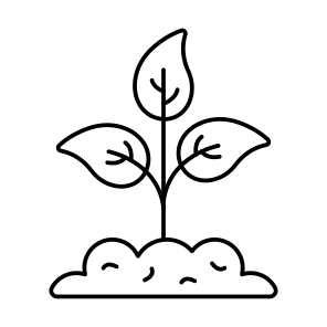 Mud Plant, Sprout, Growing Plant, Farming, icon