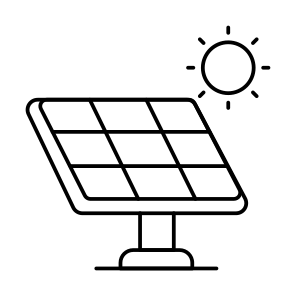Solar Panel, Photovoltaic Cell, Solar Plate, Solar Energy, Energy Reservoir icon