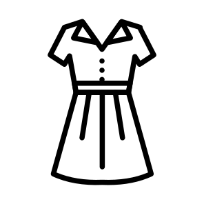 Frock, Dress, Apparel, Attire, Garment, icon