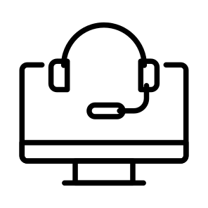 Online Customer Service, Online Helpline, Online Hotline, Customer Support, Customer Care icon