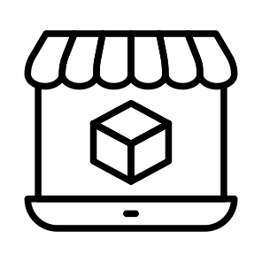 Online Product, Online Package, Online Order Booking, Select Parcel, Online Logistic icon