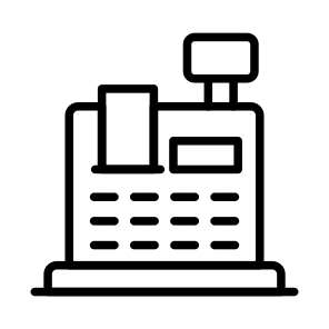 Pos, Point Of Sale, Bill Machine, Invoice Machine, Cash Register icon