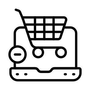 Remove From Cart, Remove From Trolley, Shopping Cart, Shopping Trolley, Commerce icon